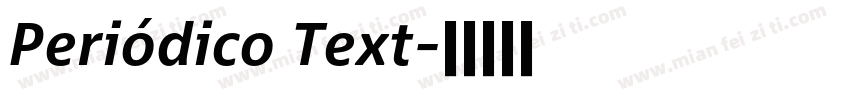 Periódico Text字体转换
